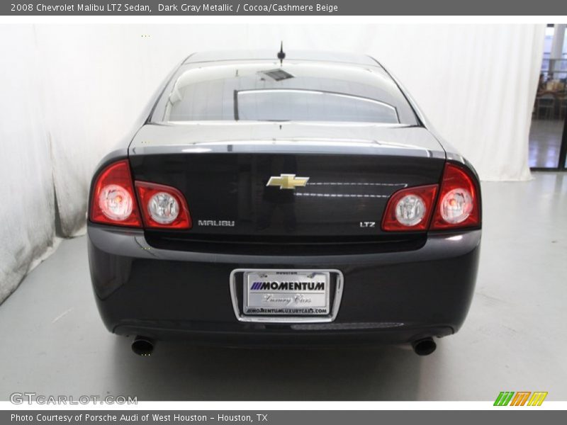 Dark Gray Metallic / Cocoa/Cashmere Beige 2008 Chevrolet Malibu LTZ Sedan