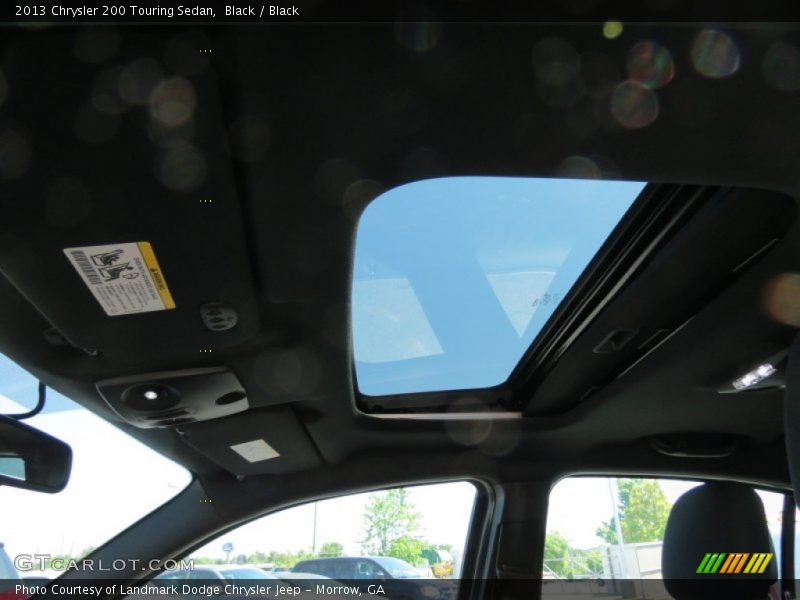 Black / Black 2013 Chrysler 200 Touring Sedan
