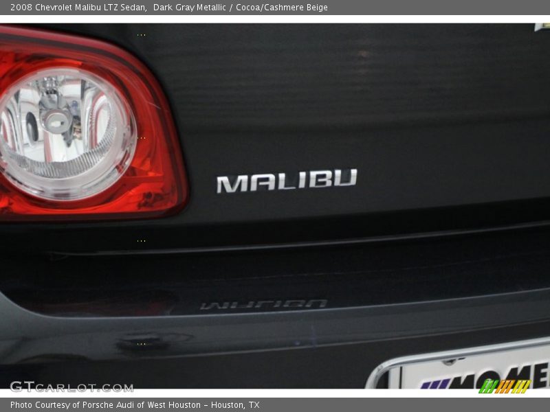 Dark Gray Metallic / Cocoa/Cashmere Beige 2008 Chevrolet Malibu LTZ Sedan