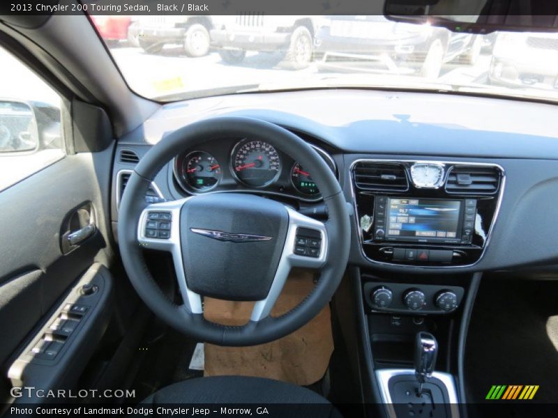 Black / Black 2013 Chrysler 200 Touring Sedan