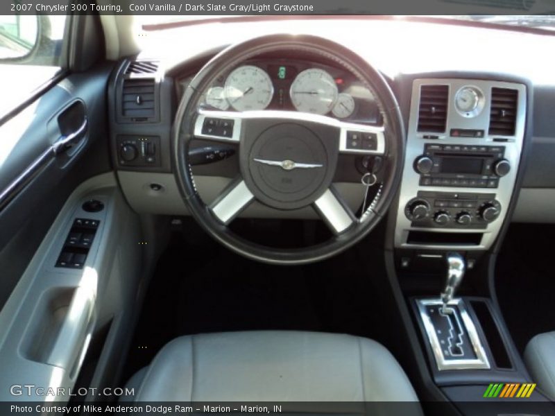 Cool Vanilla / Dark Slate Gray/Light Graystone 2007 Chrysler 300 Touring