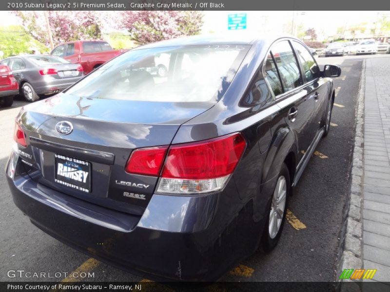 Graphite Gray Metallic / Off Black 2010 Subaru Legacy 2.5i Premium Sedan
