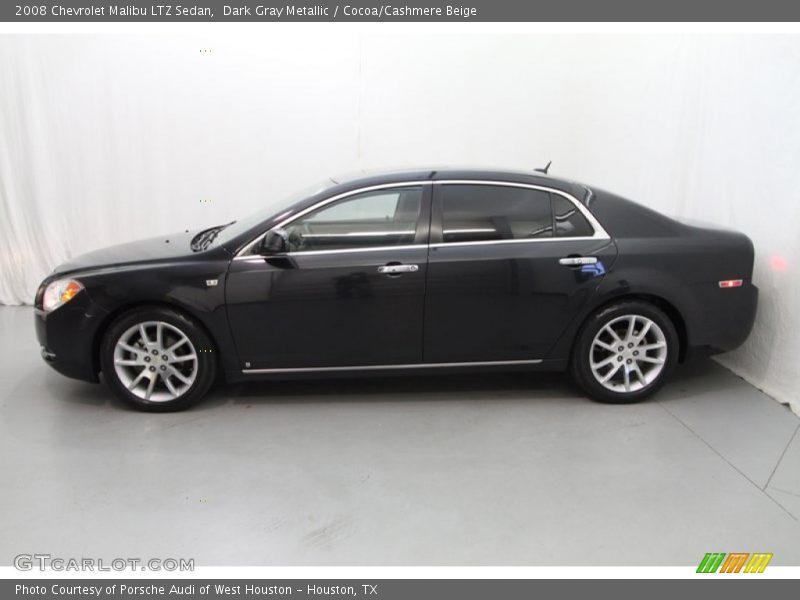 Dark Gray Metallic / Cocoa/Cashmere Beige 2008 Chevrolet Malibu LTZ Sedan