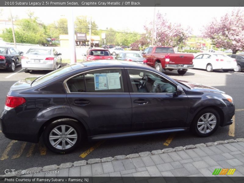 Graphite Gray Metallic / Off Black 2010 Subaru Legacy 2.5i Premium Sedan