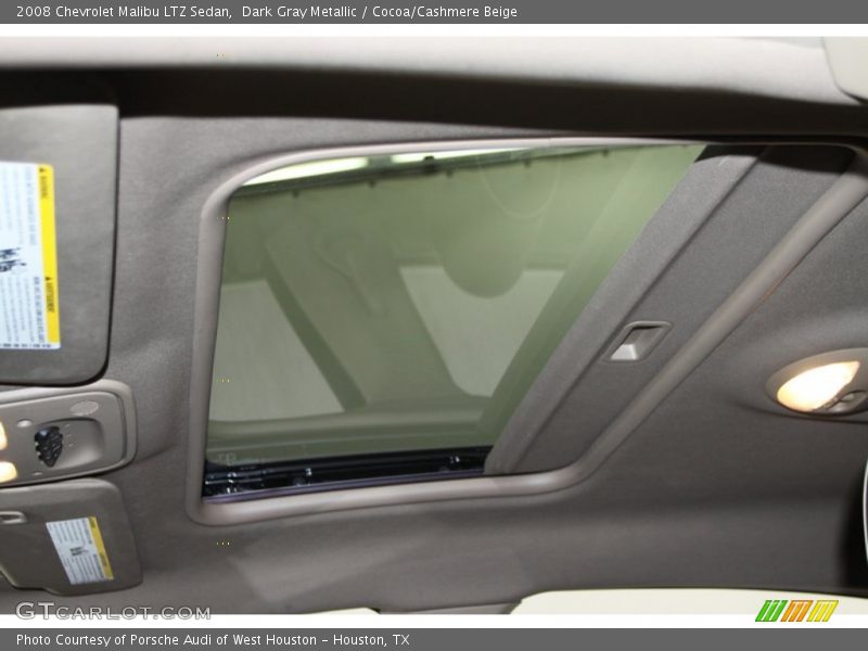 Dark Gray Metallic / Cocoa/Cashmere Beige 2008 Chevrolet Malibu LTZ Sedan