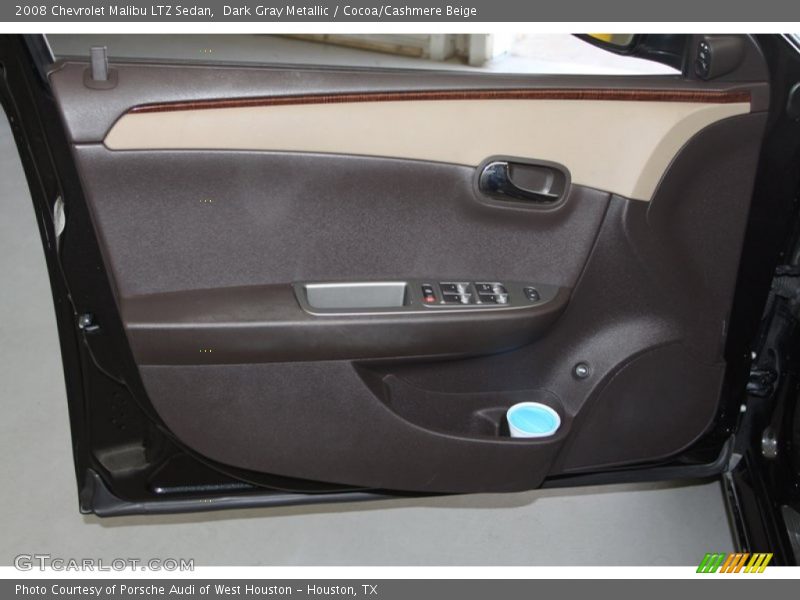 Dark Gray Metallic / Cocoa/Cashmere Beige 2008 Chevrolet Malibu LTZ Sedan