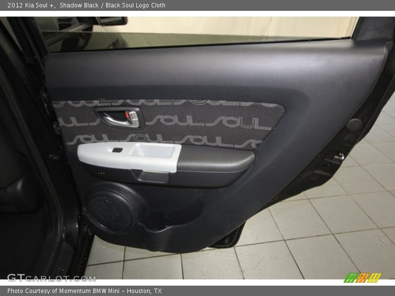 Shadow Black / Black Soul Logo Cloth 2012 Kia Soul +