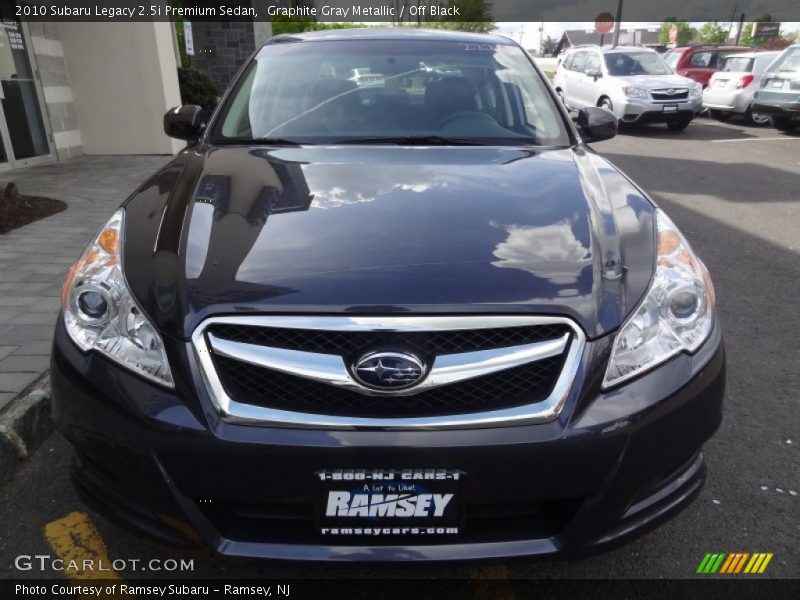 Graphite Gray Metallic / Off Black 2010 Subaru Legacy 2.5i Premium Sedan