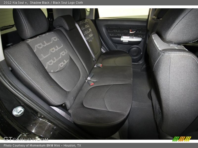 Shadow Black / Black Soul Logo Cloth 2012 Kia Soul +