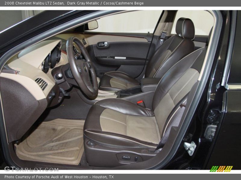 Dark Gray Metallic / Cocoa/Cashmere Beige 2008 Chevrolet Malibu LTZ Sedan
