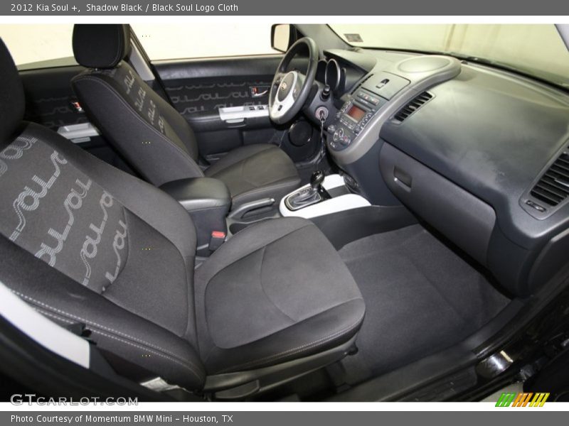 Shadow Black / Black Soul Logo Cloth 2012 Kia Soul +