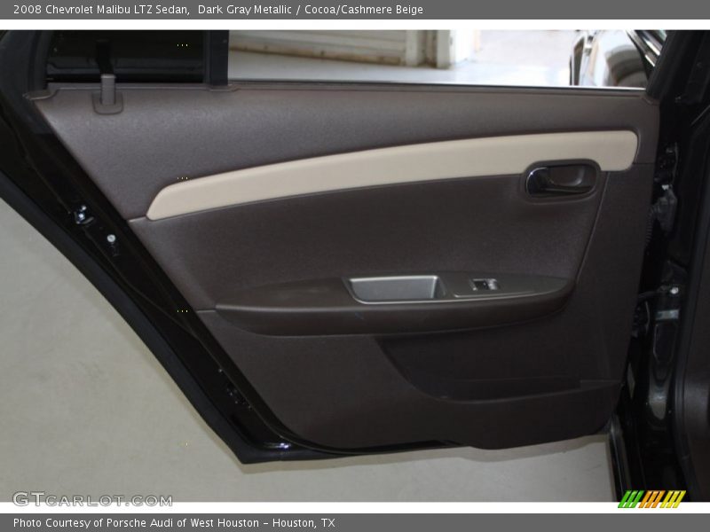 Dark Gray Metallic / Cocoa/Cashmere Beige 2008 Chevrolet Malibu LTZ Sedan