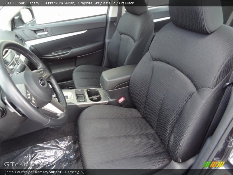 Graphite Gray Metallic / Off Black 2010 Subaru Legacy 2.5i Premium Sedan