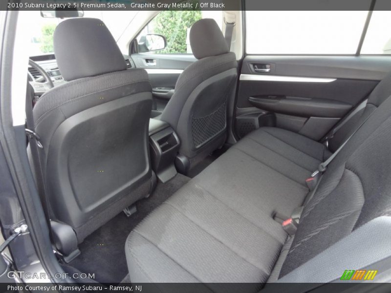 Graphite Gray Metallic / Off Black 2010 Subaru Legacy 2.5i Premium Sedan