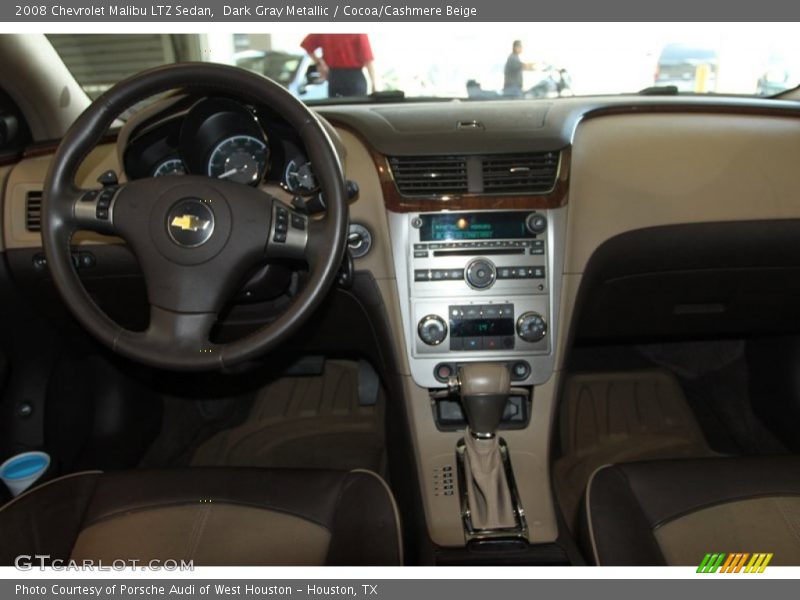 Dark Gray Metallic / Cocoa/Cashmere Beige 2008 Chevrolet Malibu LTZ Sedan