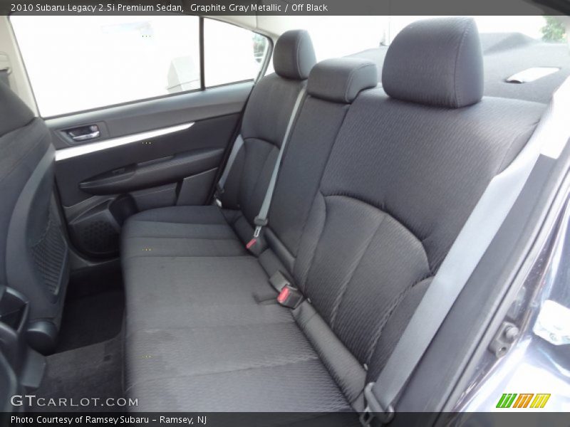 Graphite Gray Metallic / Off Black 2010 Subaru Legacy 2.5i Premium Sedan