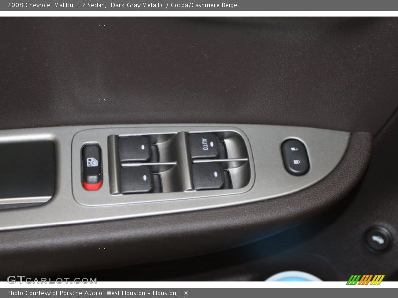 Dark Gray Metallic / Cocoa/Cashmere Beige 2008 Chevrolet Malibu LTZ Sedan