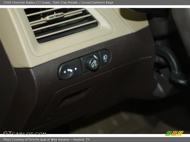 Dark Gray Metallic / Cocoa/Cashmere Beige 2008 Chevrolet Malibu LTZ Sedan