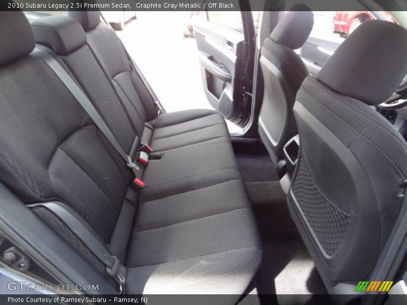Graphite Gray Metallic / Off Black 2010 Subaru Legacy 2.5i Premium Sedan