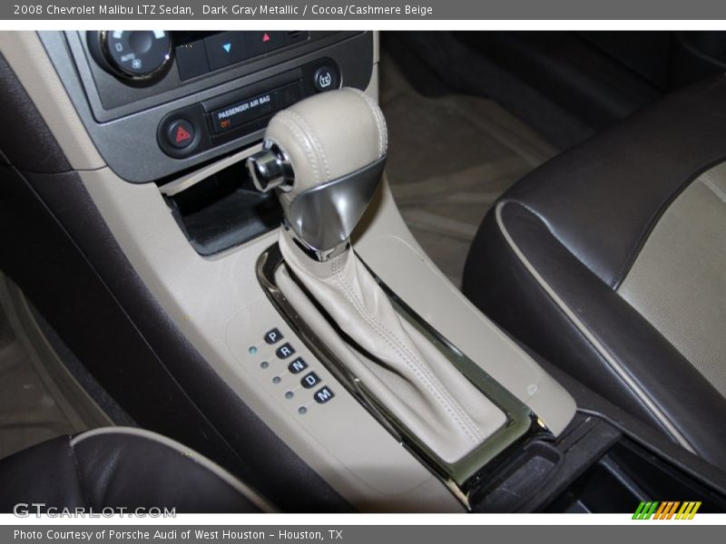 Dark Gray Metallic / Cocoa/Cashmere Beige 2008 Chevrolet Malibu LTZ Sedan
