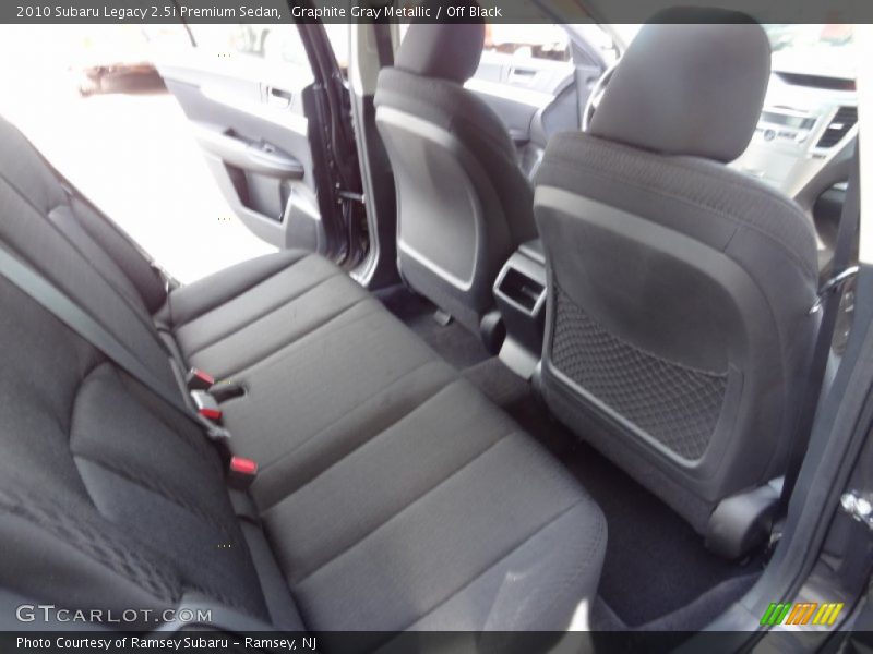 Graphite Gray Metallic / Off Black 2010 Subaru Legacy 2.5i Premium Sedan