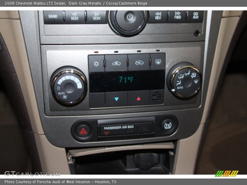 Dark Gray Metallic / Cocoa/Cashmere Beige 2008 Chevrolet Malibu LTZ Sedan