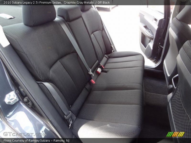 Graphite Gray Metallic / Off Black 2010 Subaru Legacy 2.5i Premium Sedan