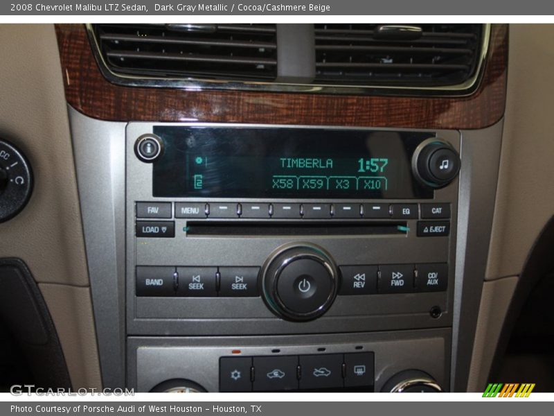 Dark Gray Metallic / Cocoa/Cashmere Beige 2008 Chevrolet Malibu LTZ Sedan