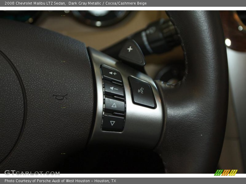 Dark Gray Metallic / Cocoa/Cashmere Beige 2008 Chevrolet Malibu LTZ Sedan