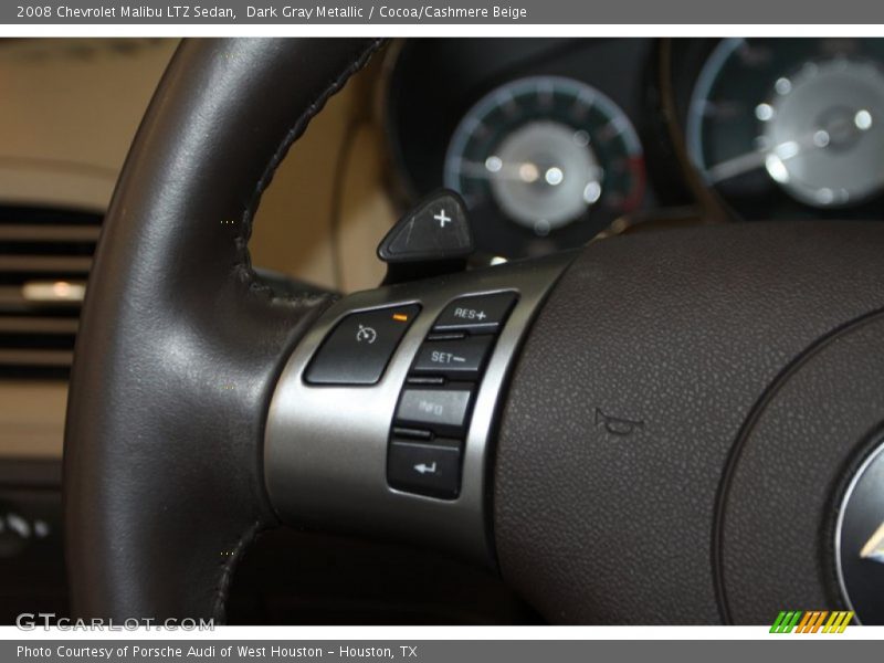 Dark Gray Metallic / Cocoa/Cashmere Beige 2008 Chevrolet Malibu LTZ Sedan