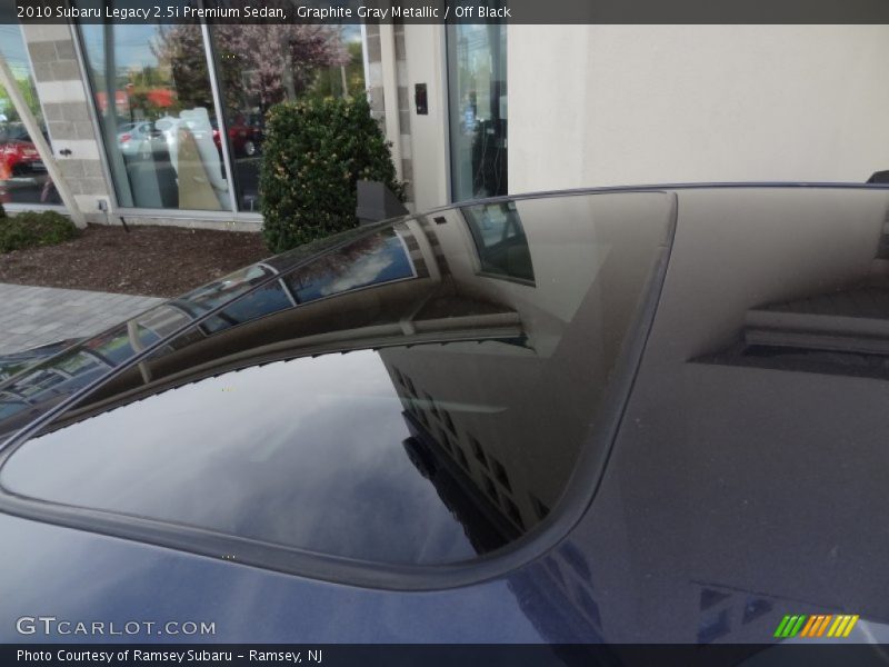 Graphite Gray Metallic / Off Black 2010 Subaru Legacy 2.5i Premium Sedan