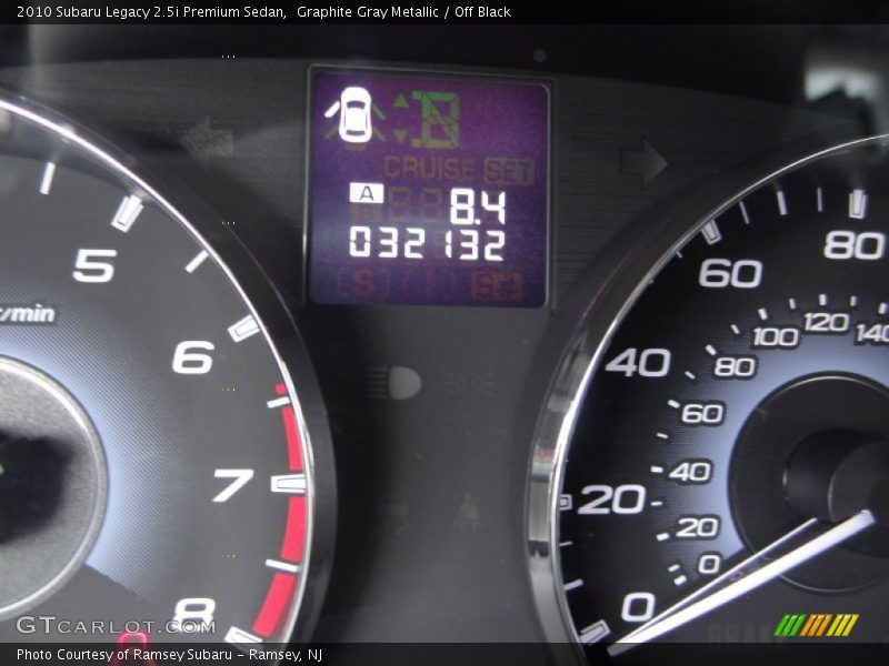 Graphite Gray Metallic / Off Black 2010 Subaru Legacy 2.5i Premium Sedan