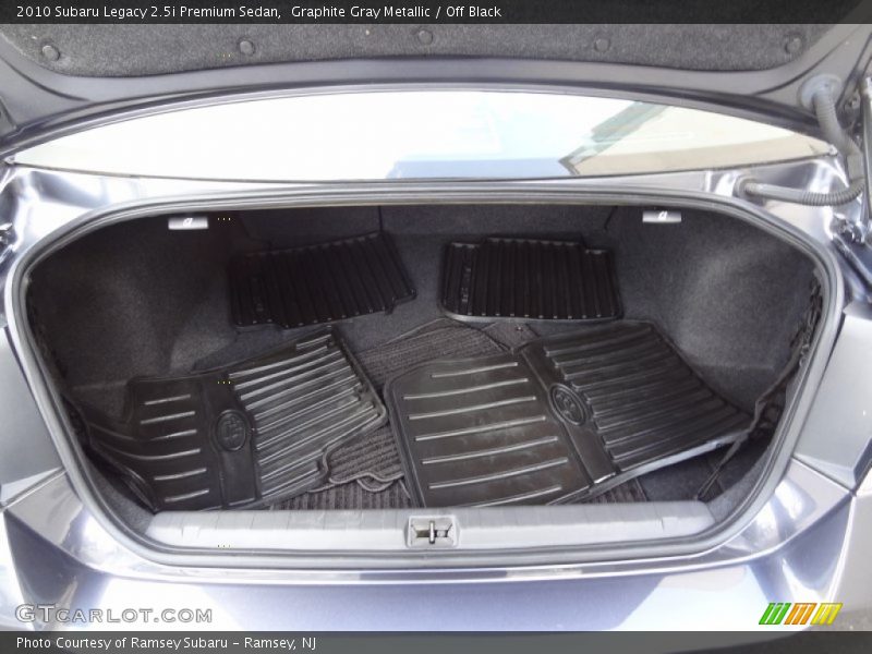 Graphite Gray Metallic / Off Black 2010 Subaru Legacy 2.5i Premium Sedan