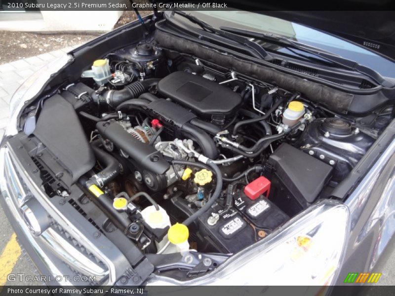 Graphite Gray Metallic / Off Black 2010 Subaru Legacy 2.5i Premium Sedan