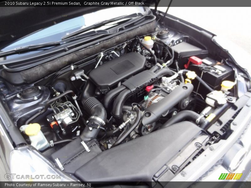 Graphite Gray Metallic / Off Black 2010 Subaru Legacy 2.5i Premium Sedan