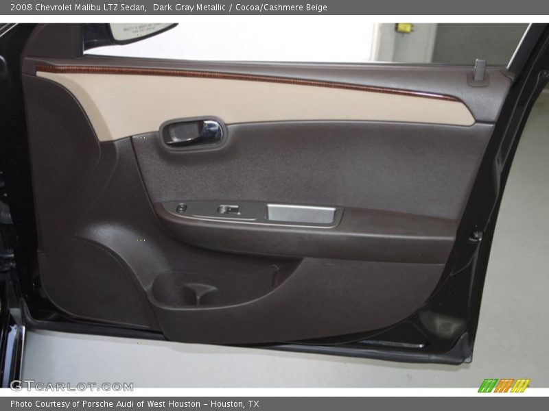 Dark Gray Metallic / Cocoa/Cashmere Beige 2008 Chevrolet Malibu LTZ Sedan