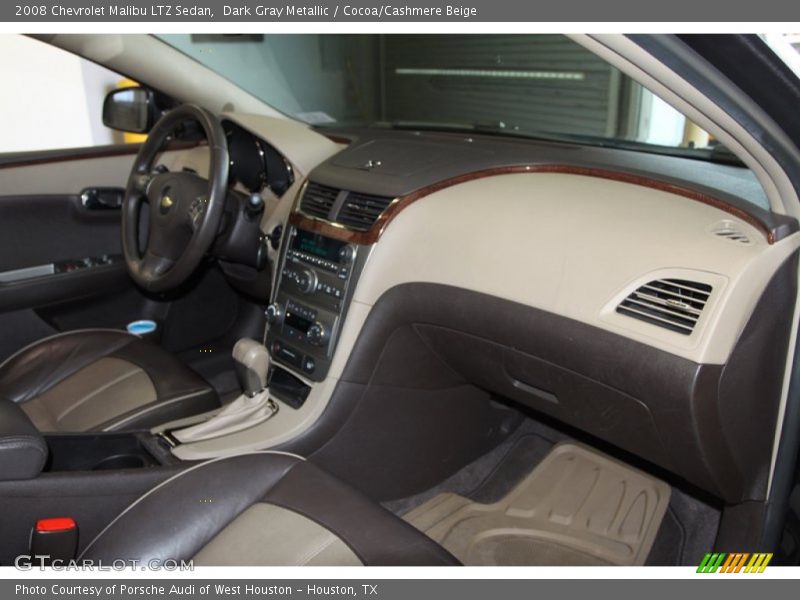 Dark Gray Metallic / Cocoa/Cashmere Beige 2008 Chevrolet Malibu LTZ Sedan