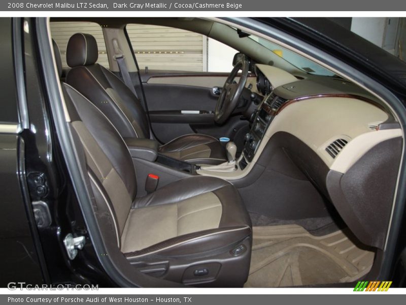 Dark Gray Metallic / Cocoa/Cashmere Beige 2008 Chevrolet Malibu LTZ Sedan