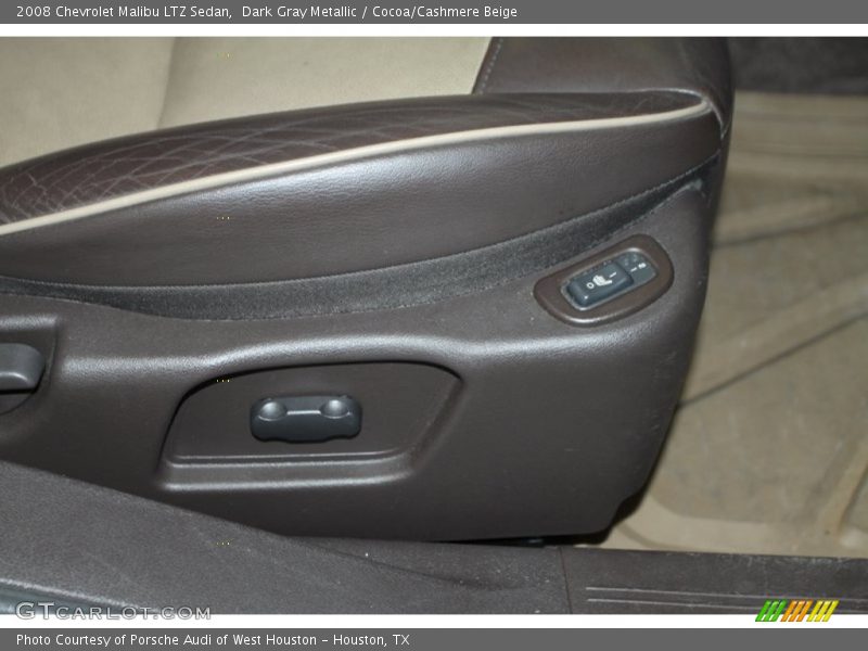 Dark Gray Metallic / Cocoa/Cashmere Beige 2008 Chevrolet Malibu LTZ Sedan