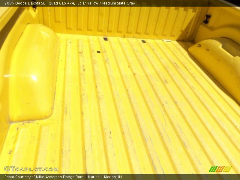 Solar Yellow / Medium Slate Gray 2006 Dodge Dakota SLT Quad Cab 4x4