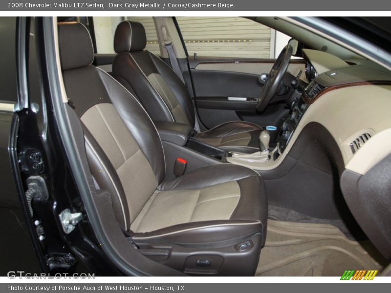 Dark Gray Metallic / Cocoa/Cashmere Beige 2008 Chevrolet Malibu LTZ Sedan