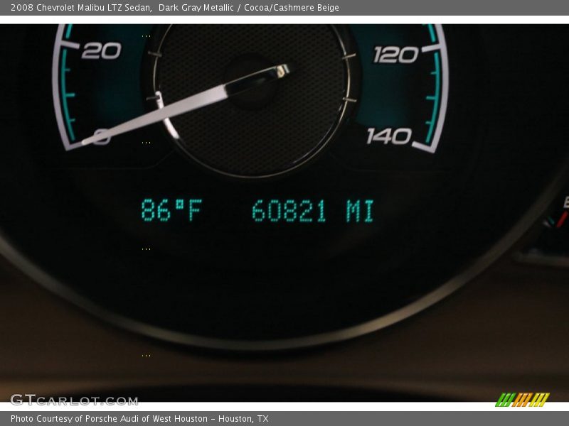 Dark Gray Metallic / Cocoa/Cashmere Beige 2008 Chevrolet Malibu LTZ Sedan