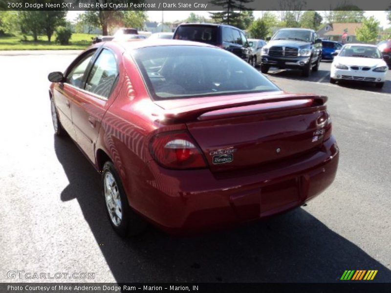 Blaze Red Crystal Pearlcoat / Dark Slate Gray 2005 Dodge Neon SXT
