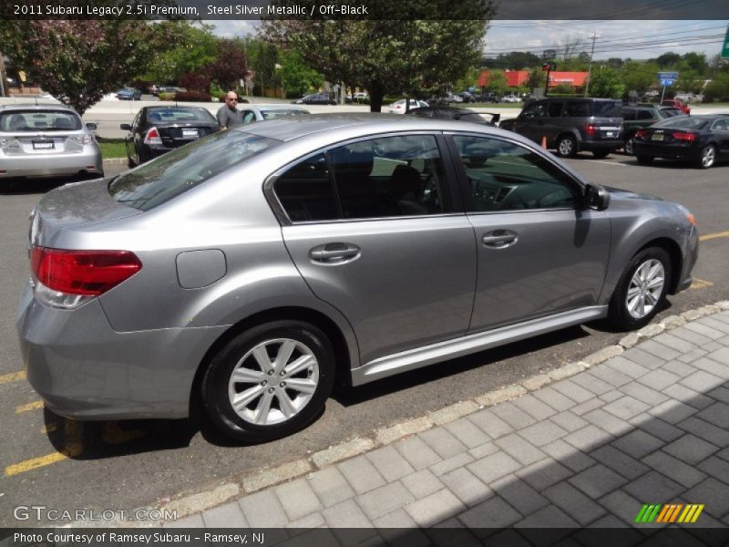 Steel Silver Metallic / Off-Black 2011 Subaru Legacy 2.5i Premium