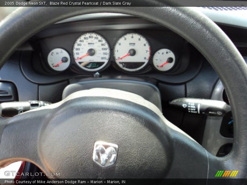 Blaze Red Crystal Pearlcoat / Dark Slate Gray 2005 Dodge Neon SXT