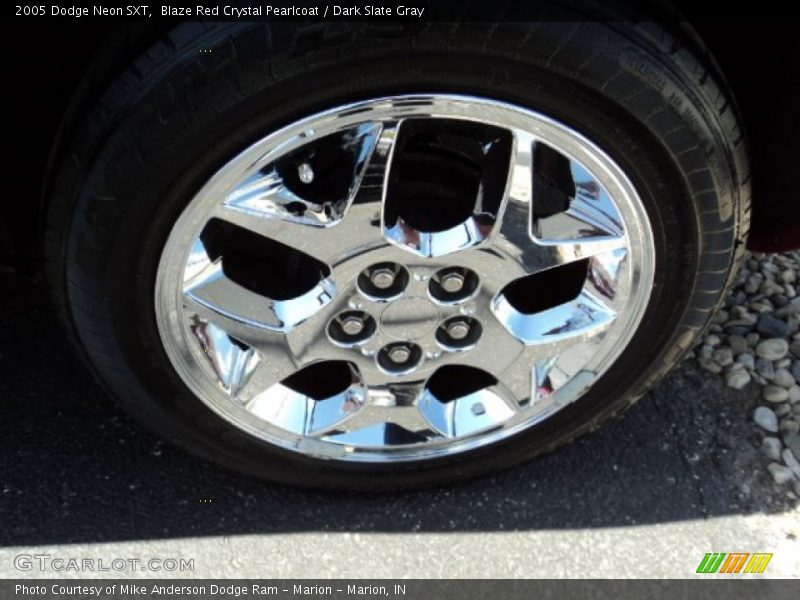Blaze Red Crystal Pearlcoat / Dark Slate Gray 2005 Dodge Neon SXT