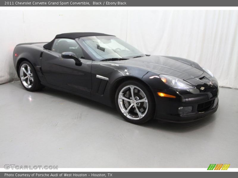 Black / Ebony Black 2011 Chevrolet Corvette Grand Sport Convertible