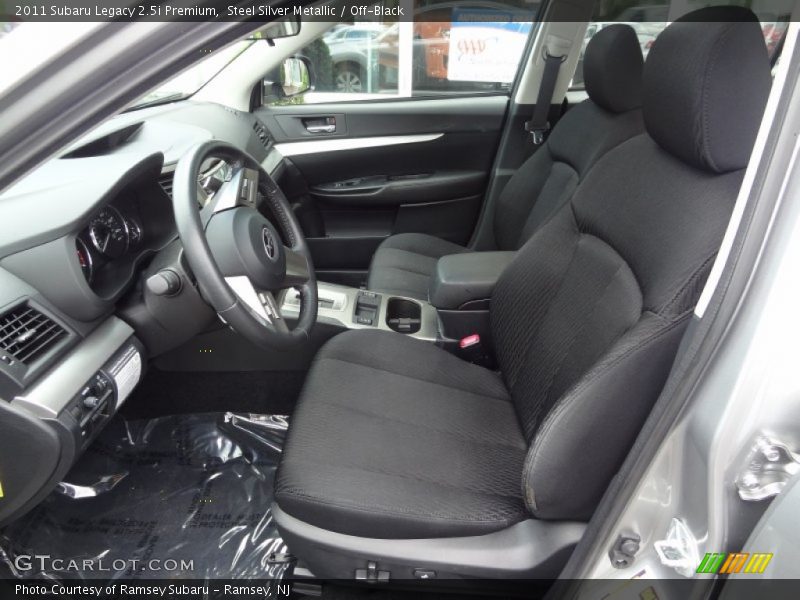 Steel Silver Metallic / Off-Black 2011 Subaru Legacy 2.5i Premium