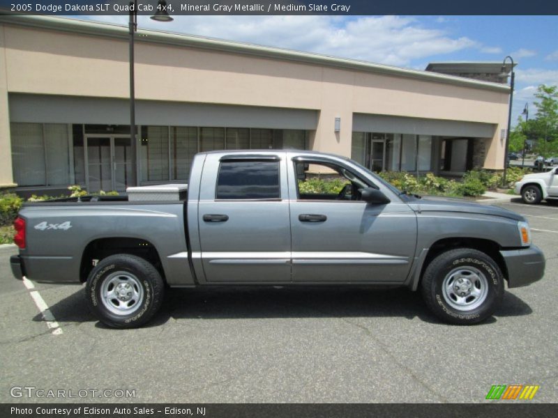  2005 Dakota SLT Quad Cab 4x4 Mineral Gray Metallic