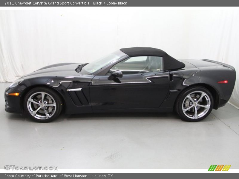 Black / Ebony Black 2011 Chevrolet Corvette Grand Sport Convertible